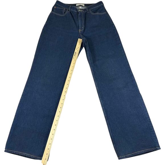 Abercrombie & Fitch Women's Curve Love High Rise 90s Relaxed Jeans Indigo 8 Tall - Picture 4 of 6